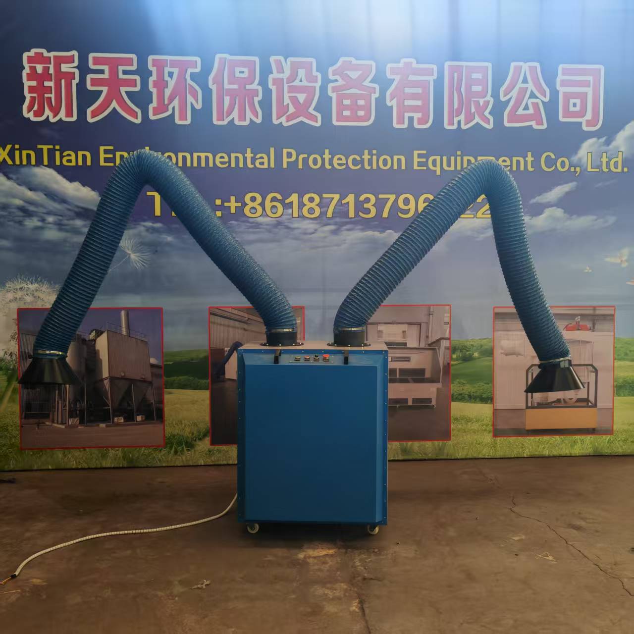 What types of dust collectors are suitable for welding work?